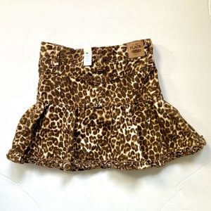 The Children's Place Baby Girl Leopard Print Skirt Size 24 Months NWT